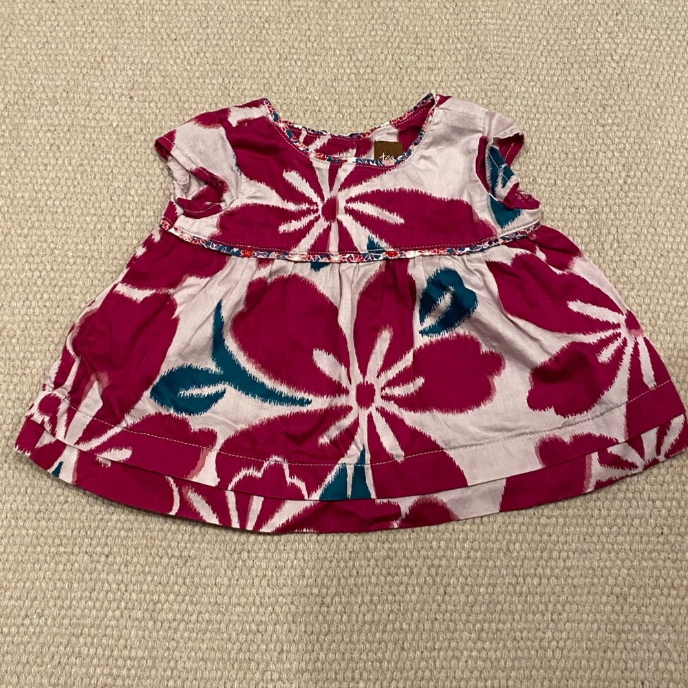 Floral Tea Collection shirt, 3-6mos